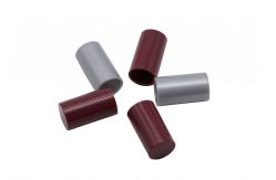 China Grey ABS Plastic Perfume Bottle Cap Cylinder Fea15 Lids Push Pull supplier