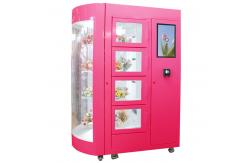 China LED Lighting Rotating Bouquet Flower Vending Machine 24 Hours Smart Locker System supplier