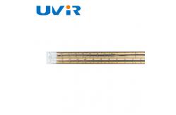 China 15x33mm IRP Infrared Lamp For Printing , Gold Coating Quartz Infrared Emitters supplier
