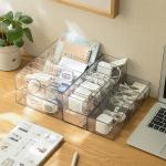 Multifunctional Empty PET Plastic Data Line Storage Box with Divider