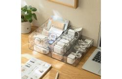 China Multifunctional Empty PET Plastic Data Line Storage Box with Divider supplier