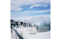 China Free Standing 10x10 Transparent Bubble Tent Heat Resistant Polycarbonate Dome Tent supplier