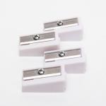 white Transparent 13mm 65Mn 1 Hole Pencil Sharpener PS for sale