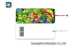China 0.6mm PET 3D Lenticular Bookmark Customized Double Sides CMYK Printing supplier