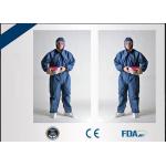 Waterproof Disposable Protective Coveralls For Hospital / Clinic / Clean Room for sale