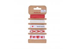 China 4mm 10mm 15mm Printed Polyester Ribbon Custom Printed Ribbon With Logo supplier