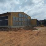 Galvanized Steel Cattle Shelter Prefabricated Farm House Customized for sale