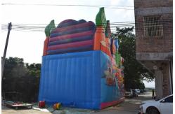 China Simple Classic Commercial Inflatable Water Slides / Colourful Inflatable Dry Slide supplier