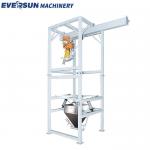 1 - 4 Ton Large Bags Stainless Steel Unloading Station For Peanut Rice Husk for sale