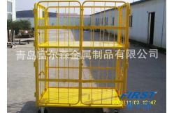 China 1600mm Height 4 Wheels Folding Roll Cage Containers supplier