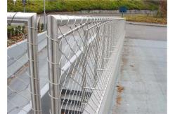 China High Safety Stainless Steel Balustrade Mesh , Child Proof Netting For Stairs supplier