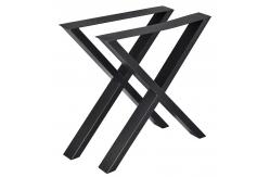 China Professional Hardware Home Desk Feet Square Table Frame Furniture Leg Metal Table Legs supplier