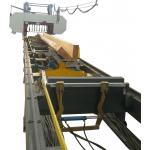 Latest hydraulic horizontal wood band sawmill large size wood cutting horizontal band sawmill for sale