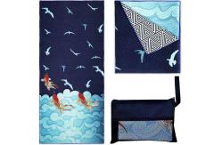 China Digital / Transfer Printed Beach Towel With High Durability And Maximum Comfort supplier