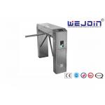 Pedestrian Tripod Access Control System , Turnstile Gate With Card Reader Automatic