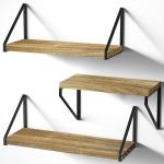 Metal Floating Shelf Brackets 7.64*6.61*2.72cm Single-side Structure DIY Decorative for sale