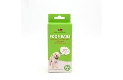 China Biodegradable Compostable Poo Bags For Dog Waste Green OEM supplier