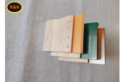 China Yellow Screen Printing Squeegee Blades Wooden Handle 75A 40cm Length supplier