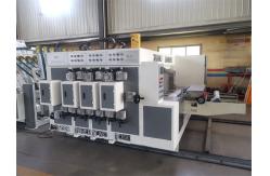 China Pizza Box Automatic Flexo Printer Slotter Die Cutter Folder Gluer Machine Fast Speed supplier