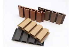 China Esay To Install  PS Panel 3D Wood Fluted PS Wall Panel Exterior supplier
