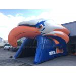 30ft oxford promotional red eagle customized football helmet inflatable entrance tunnel for sale