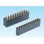 Dual Row DIP Female Pin Connector , Female Power Connector 2.0mm Pitch for sale
