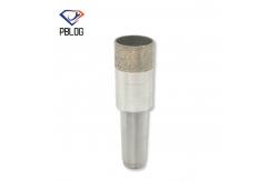 China Brazed Body Sharp Taper Shank Diamond Glass Core Drill Bit supplier