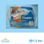 Disposable Fluff Pulp Adult Diaper Pants With Nonwoven Top Sheet for sale
