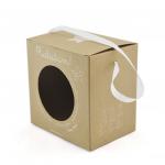 Custom Printed 350gsm Kraft Cardboard Package Box With Display Window for sale