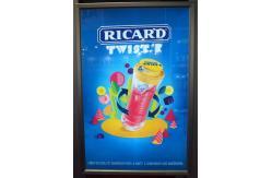 China Magnetic Backllit ODM 30mm Advertising Aluminum LED Slim Light Box supplier