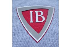 China Shiny 1.2mm Silicone Heat Transfer Labels Factory Silk Printing Patch supplier