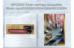 China Mp C6003 Cymk Printer Toner Cartridge Compatible For Mpc4503 With Chip supplier