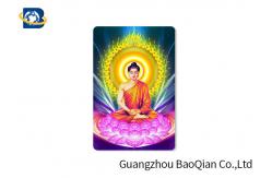 China Buddha Religion Premium 3D Lenticular Card PET / PP Motion Effect  Printing Figure supplier