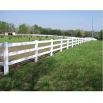 Pvc Horse Paddock Welded Wire Mesh Fence 3 Rails Ranch White Vinyl for sale
