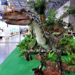 Simulated Electric Animatronic  Velociraptor Dinosaur Model for Entertainment Park and Restaurant for sale
