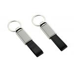 Stitching PU Leather Key Chains Zinc Alloy Mini Key Holder Leather Strap for sale