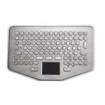 Mini IP65 Explosion Proof Desk Top Industrial Metal Keyboard With Waterproof Touchpad for sale