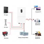 Low Voltage IP66 Single Phase 48V 8kw 10kw Solar Hybrid Inverter MPPT on Off Grid Solar Inverter 10kw 48V Solar Panel Inverter for sale