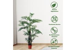 China Customized Simulation 140cm Artificial Bamboo Areca Palm For Decoration supplier