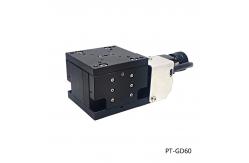 China 60×60mm Platform Motorized Lab Jack Cross Roller Guide High Strength supplier