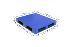 China Cold Racking HDPE Pallets 6T Static Load Injection Moulded Pallets supplier