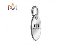 China SS304 Oval Dangle Plated Custom Engraving Charms supplier