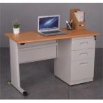 Wood Integrated Metal Computer Desk Table W1200mm Office Furniture for sale