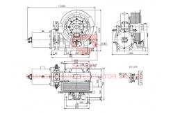 China Vvvf Geared Traction Machine For Passenger / Freight Elevator Motor supplier