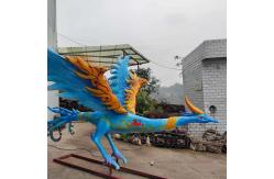 China Life Size Animatronics Electronic Handcrafted  Chinese Mythical Creatures Luan Niao supplier