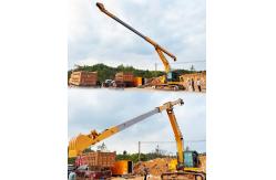 China deep foundation work hydraulic telescopic arm excavator telescopic stick supplier