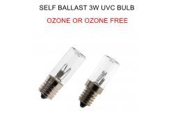 China Ozone E14 UVC Light Bulb Self Ballast Virus Disinfection Cabinet supplier