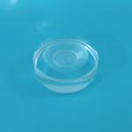 Circular Custom Glass Parts Fused Quartz Substrate With Six Bottom Surface Bosses