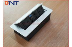 China Hydraulic Oval Pop Up Desk Pop Up Sockets With UK Standard Power Outlet supplier