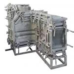 OEM Aluminium Rotational Molds CNC Plastic Products Silver Blasting Surface Finish for sale